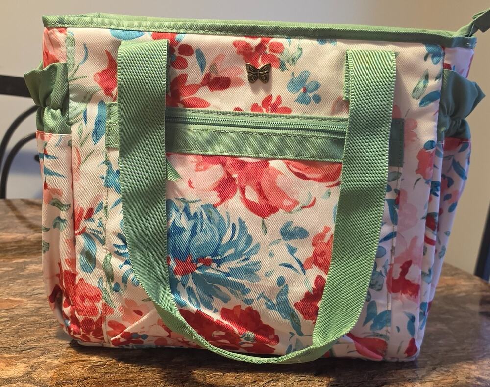 Pioneer Woman Gorgeous Garden Insulated Lunch Tote 2pc Set PW-3000-GOR Floral